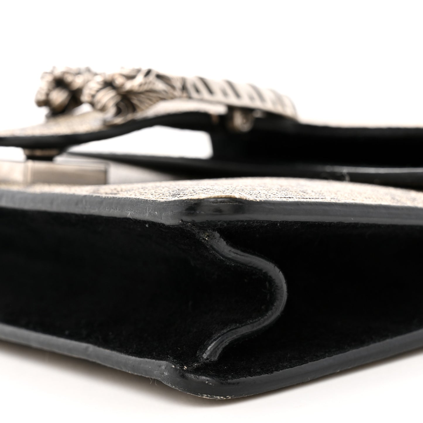 GG Supreme Monogram Mini Dionysus Shoulder Bag Black