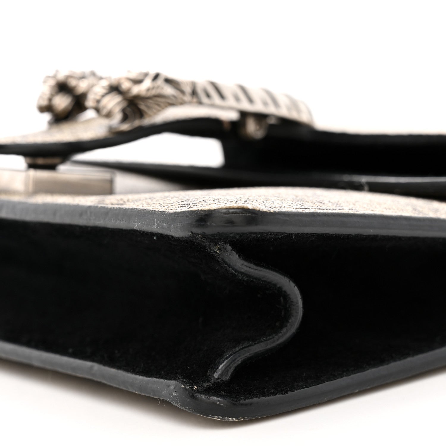 Gucci GG Supreme Monogram Mini Dionysus Shoulder Bag Black 10 of 12