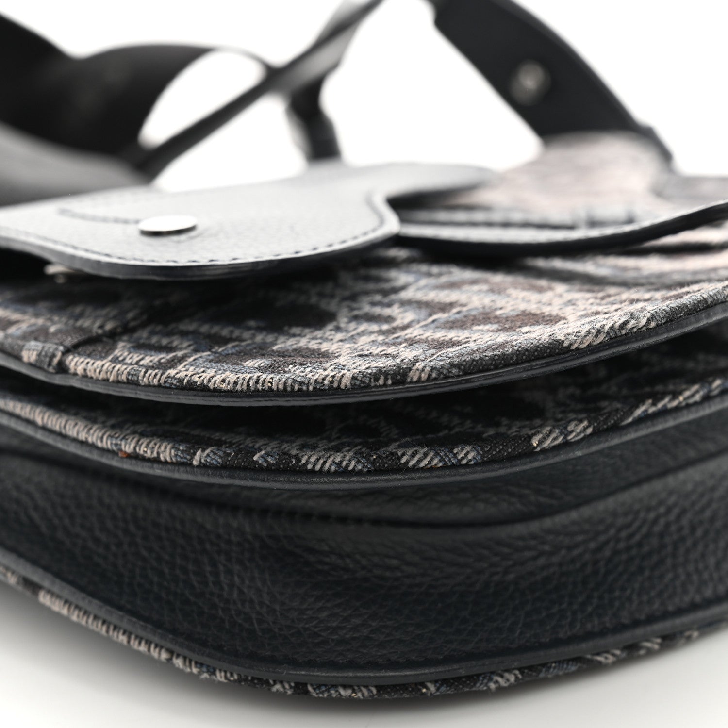 Christian Dior Oblique Saddle Messenger Pouch Blue 9 of 10