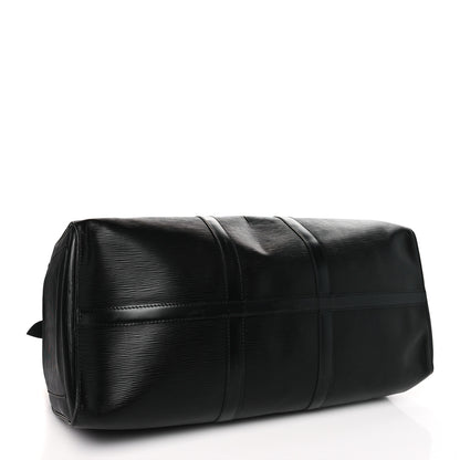 Louis Vuitton Epi Keepall 50 Black 3 of 10