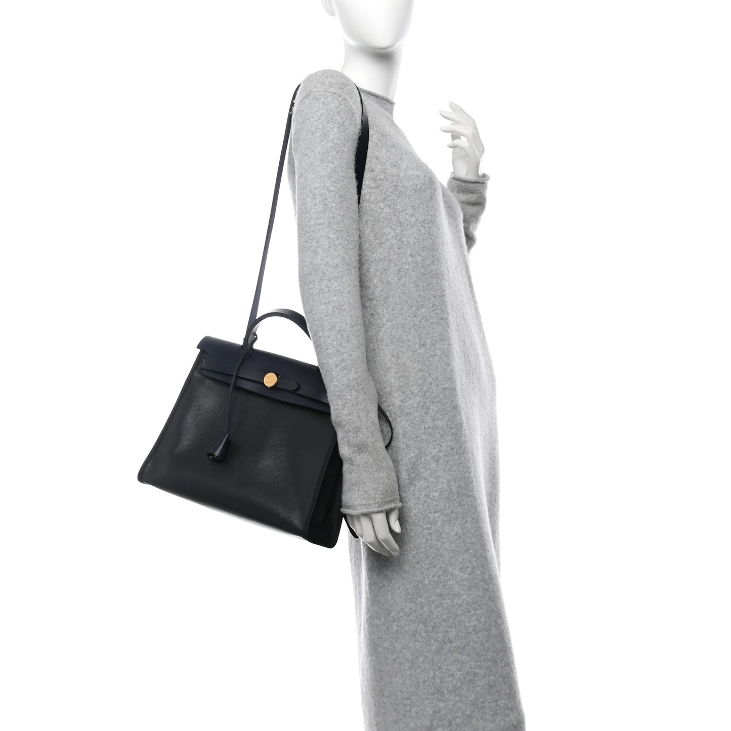 Toile H Berline Vache Hunter Herbag Zip PM 31 Black Bleu Nuit