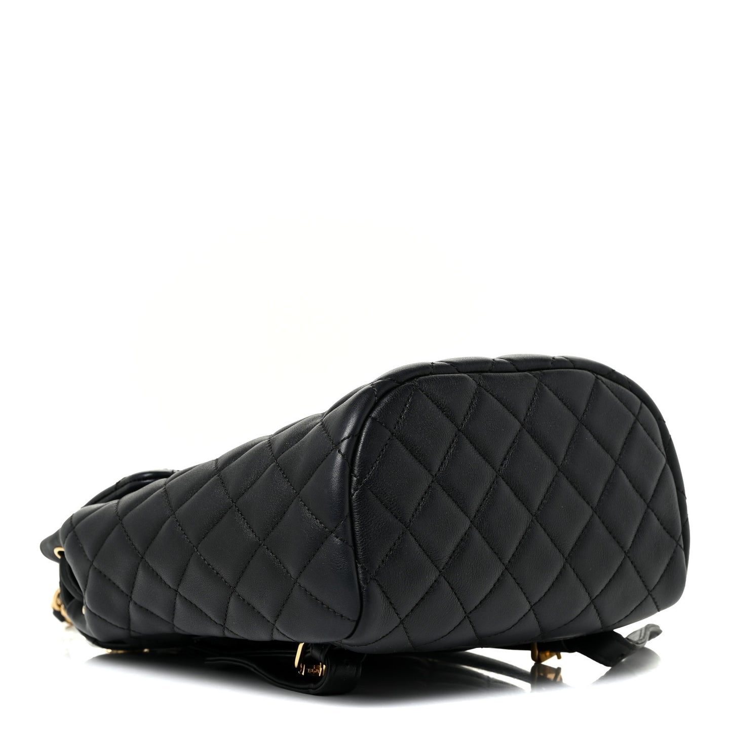 Calfskin Quilted Mini Urban Spirit Backpack Black