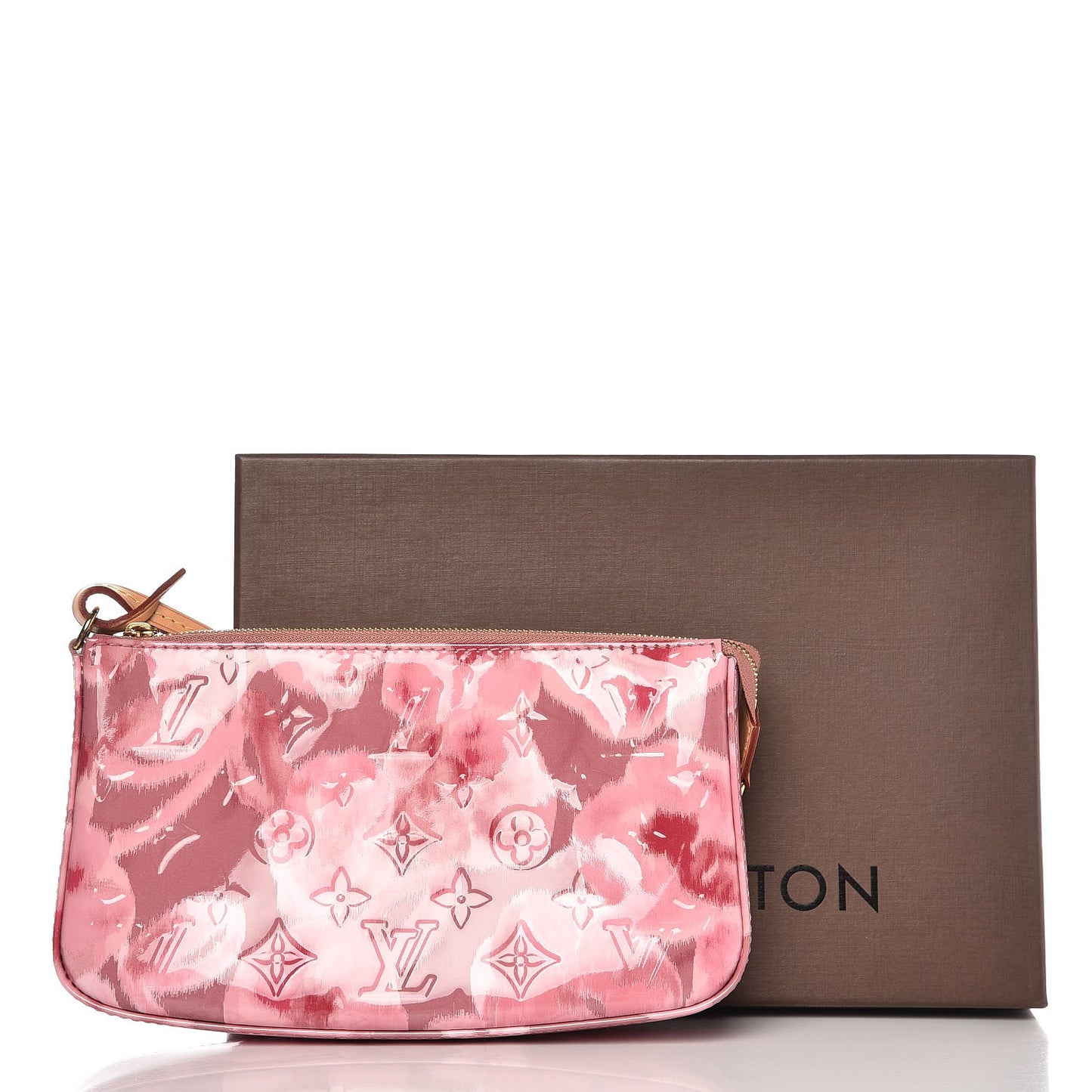Vernis Ikat Pochette Accessories NM Rose Velours