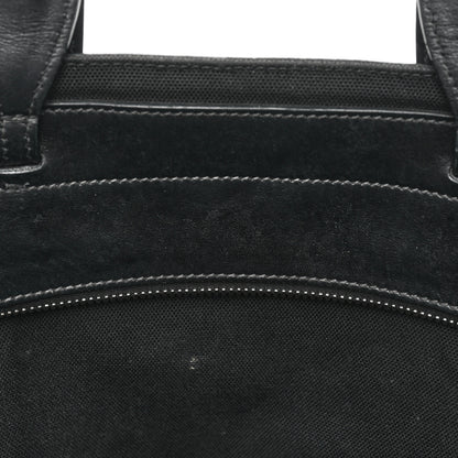 Prada Canapa Grace Lux Small Ouverture Top Handle Bag Papaya Black 10 of 18