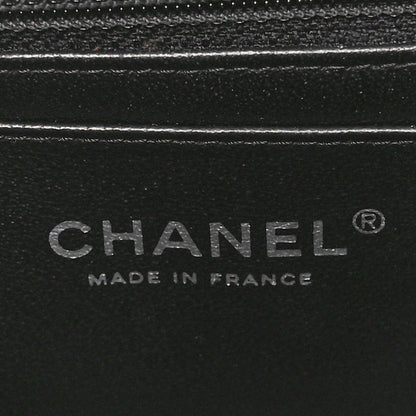Chanel Lambskin Chevron Quilted Mini Rectangular Flap So Black 6 of 10