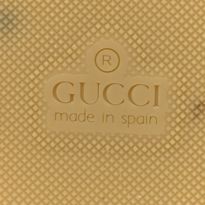 Gucci Monogram Matelasse GG Marmont Ankle Wrap Platform 35/120mm Espadrille Wedges 38.5 Beige Ebony Black Sand Storm 8 of 9