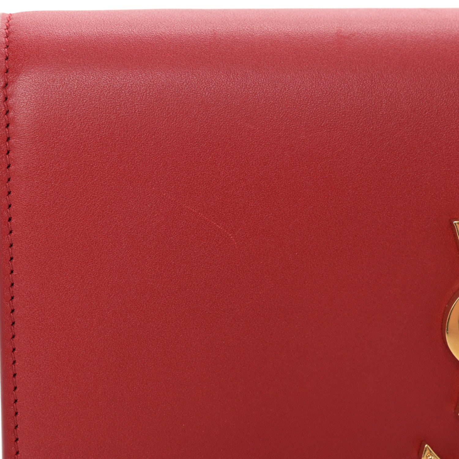 Saint Laurent Smooth Calfskin Classic Monogram Kate Tassel Chain Wallet New Lipstick 11 of 13