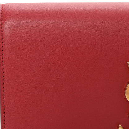 Saint Laurent Smooth Calfskin Classic Monogram Kate Tassel Chain Wallet New Lipstick 11 of 13