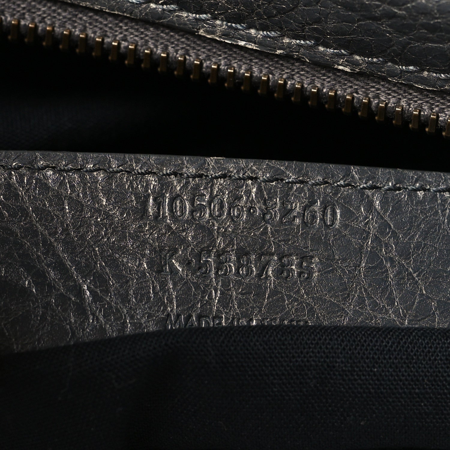 Balenciaga Agneau Classic Hardware Weekender Gris Tarmac 8 of 15