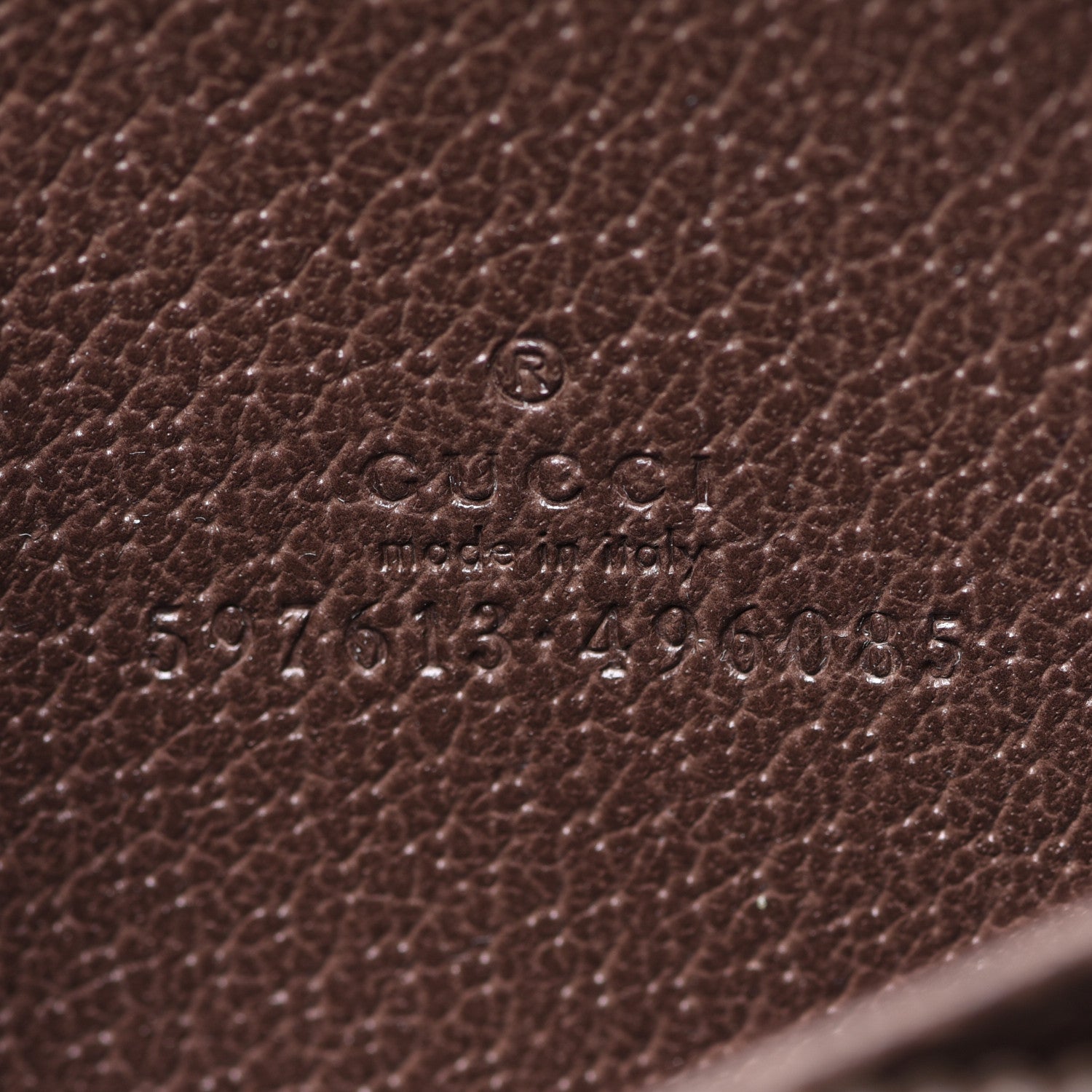 Gucci GG Supreme Web Ophidia Zip Around Card Case Brown 6 of 7