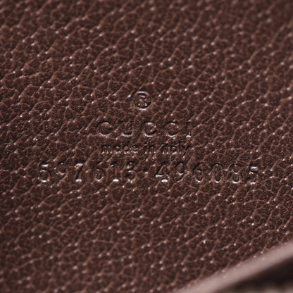 Gucci GG Supreme Web Ophidia Zip Around Card Case Brown 6 of 7