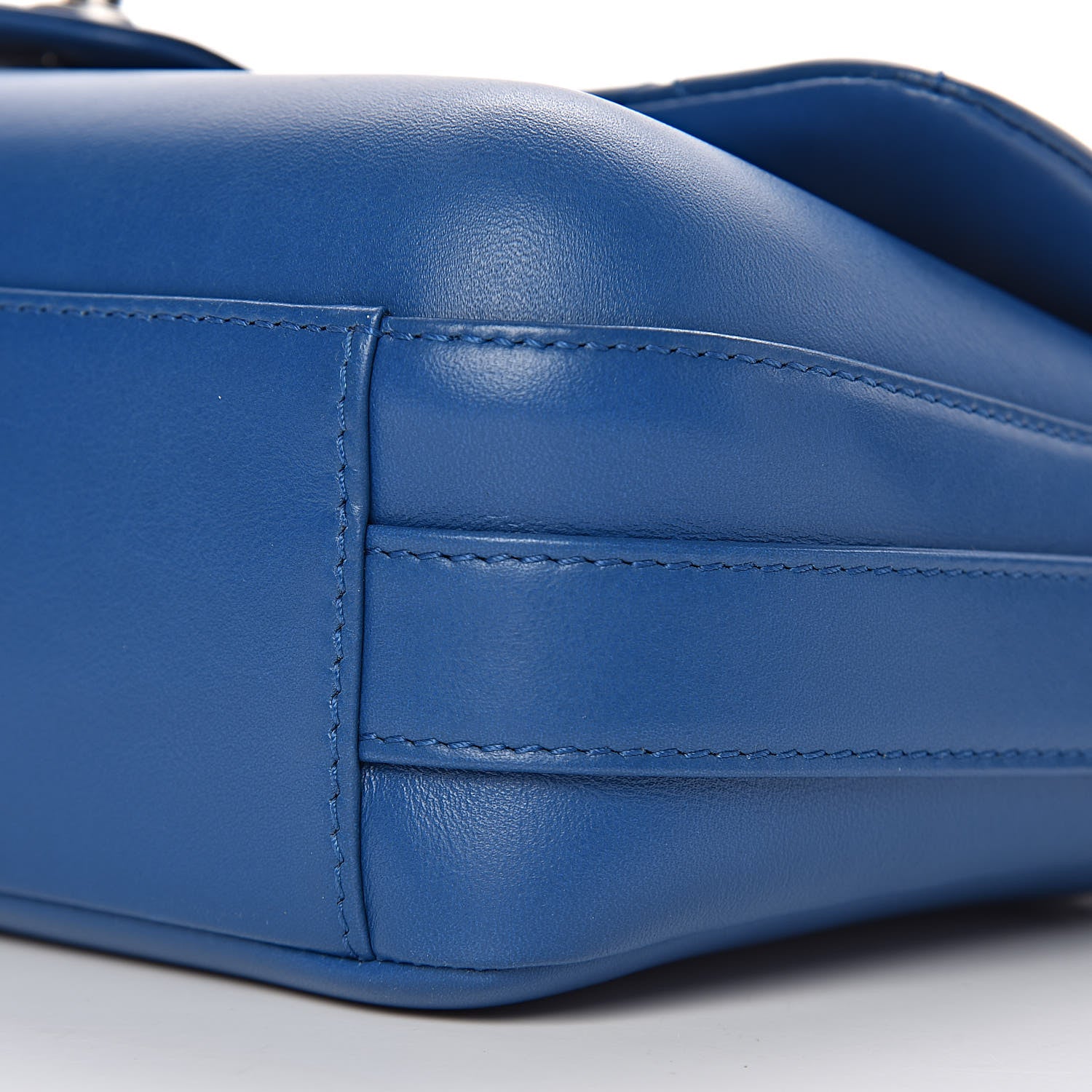 Chanel Calfskin Quilted Large Rock My Shoulder Flap Blue 9 of 10