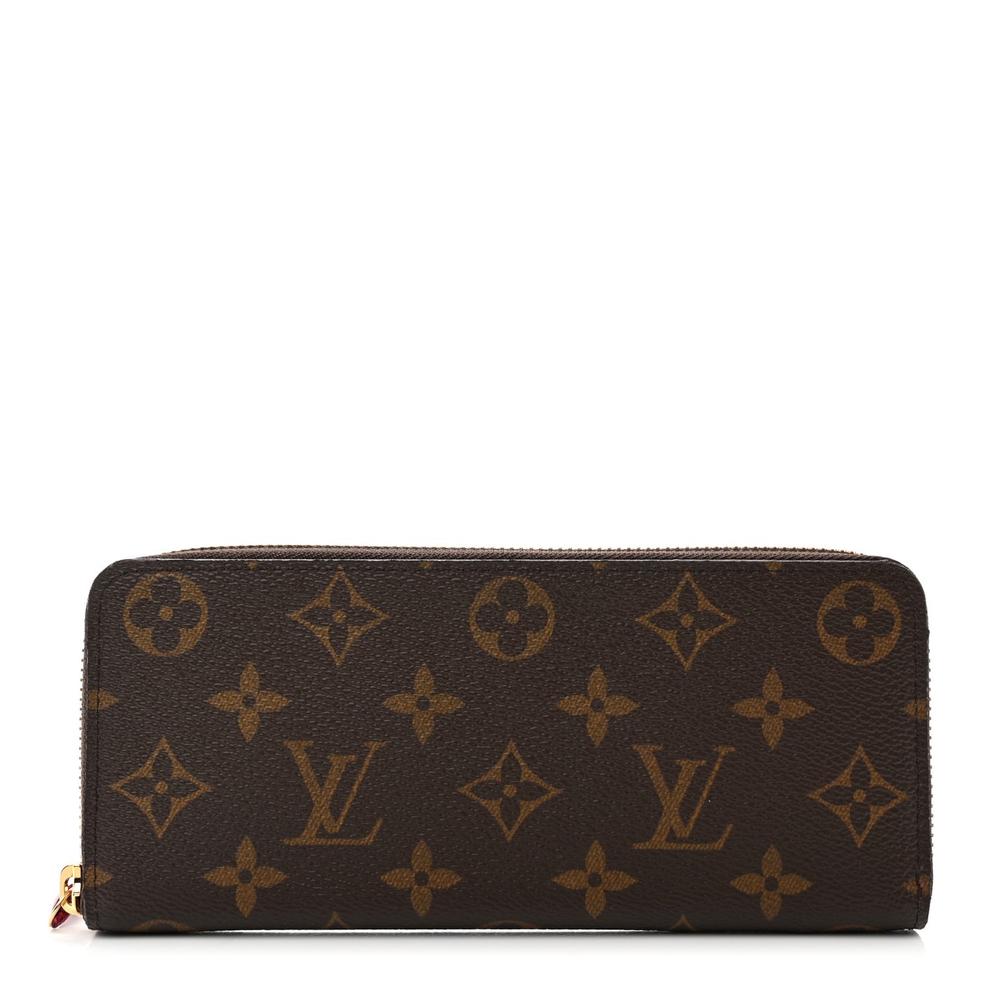 Monogram Clemence Wallet Fuchsia