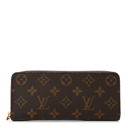 Louis Vuitton Monogram Clemence Wallet Fuchsia 1 of 7