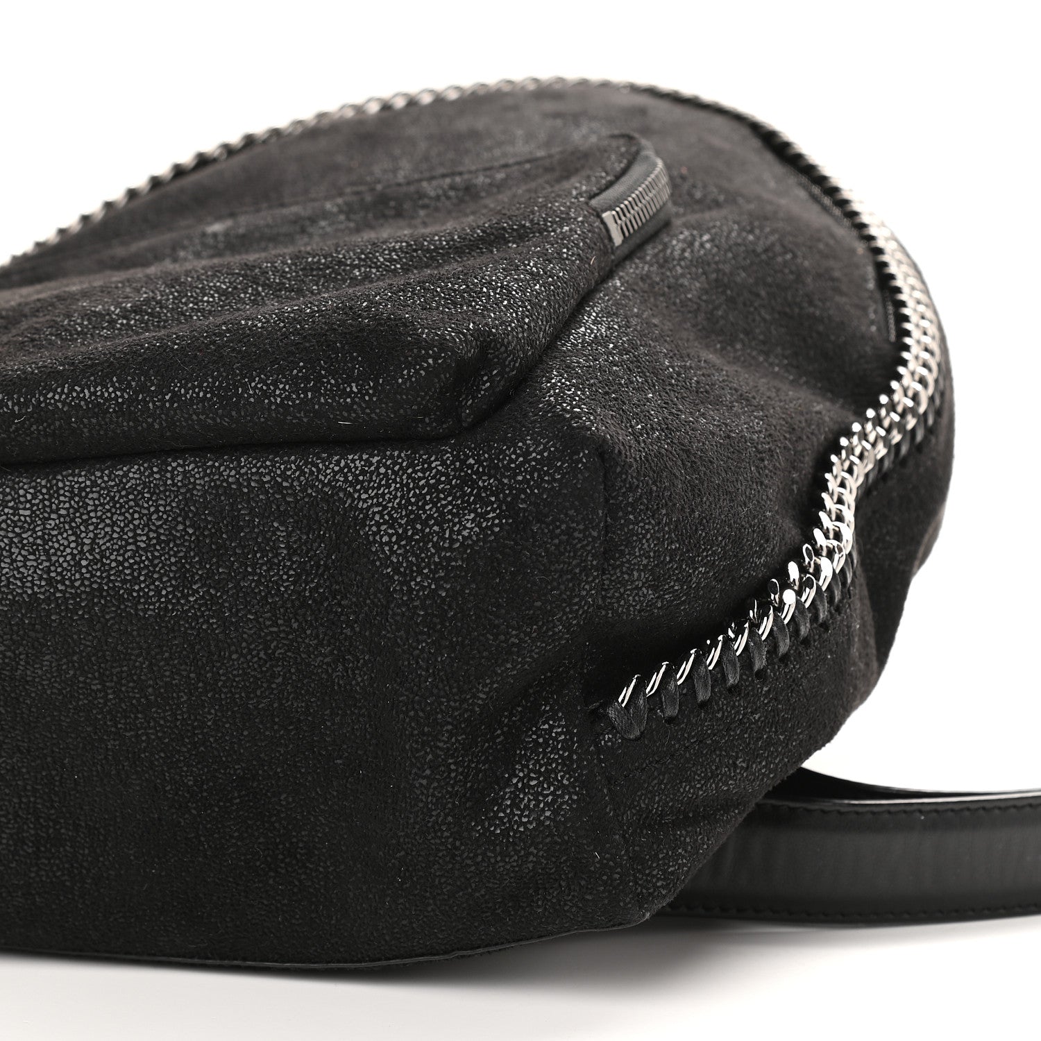 Stella McCartney Shaggy Deer Small Falabella Backpack Black 9 of 9