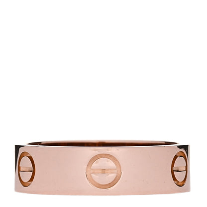 Cartier 18K Pink Gold 5.5mm LOVE Ring 56 7.75 1 of 5