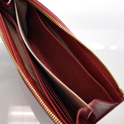 Marc Jacobs Leather Patchwork Zip Clutch Wallet Cherry Tart 5 of 7