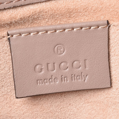 Gucci Calfskin Matelasse Mini GG Marmont Shoulder Bag Porcelain Rose 6 of 7