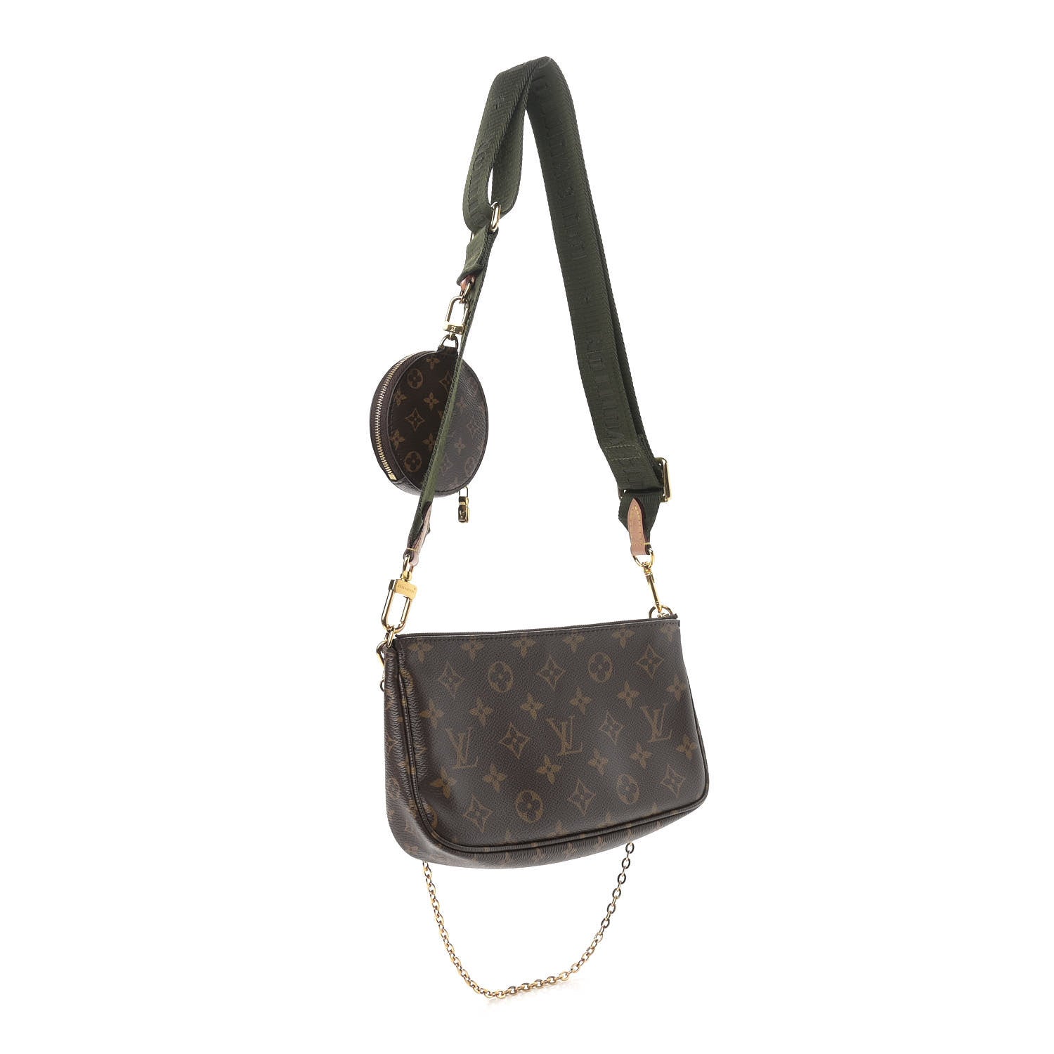 Louis Vuitton Monogram Multi Pochette Accessories Kaki 3 of 12