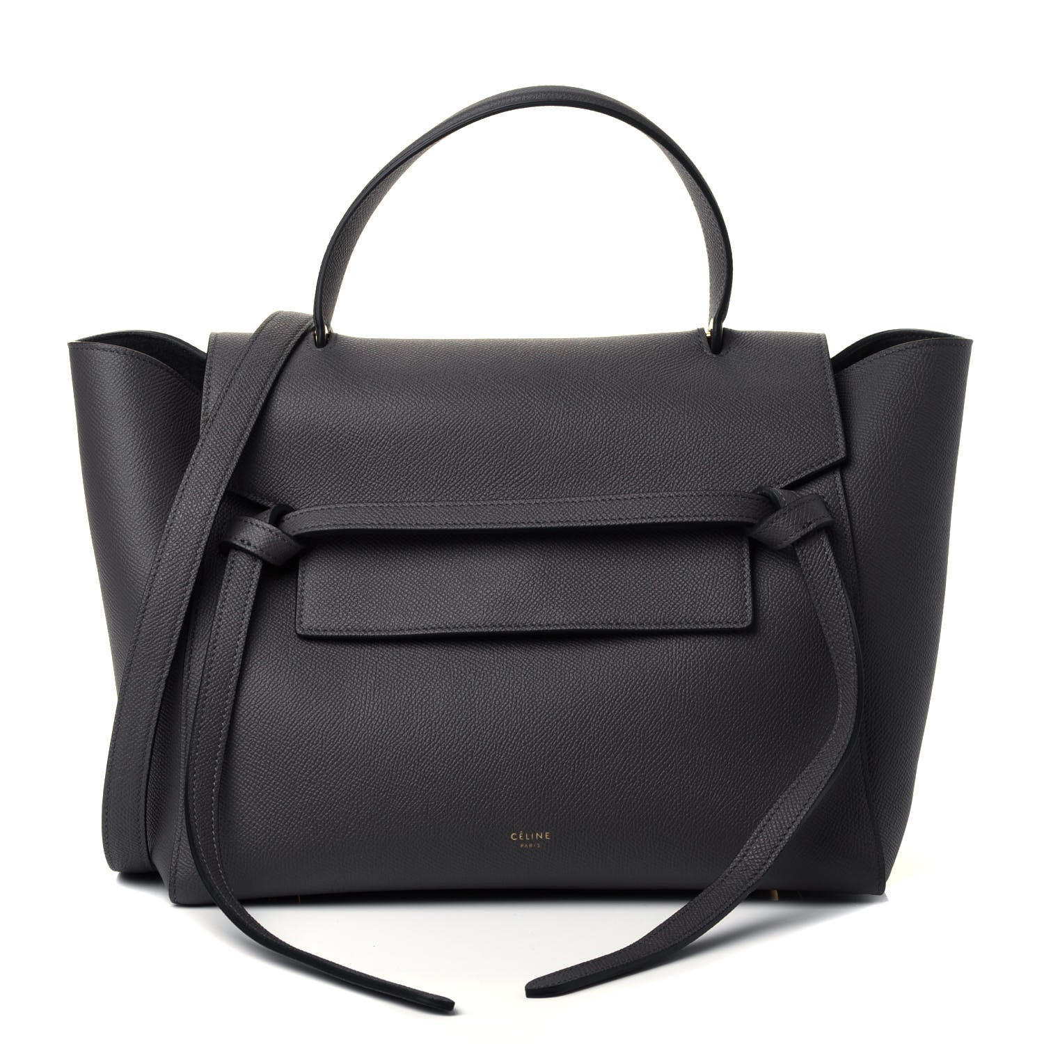 Celine Grained Calfskin Mini Belt Bag Grey 1 of 4