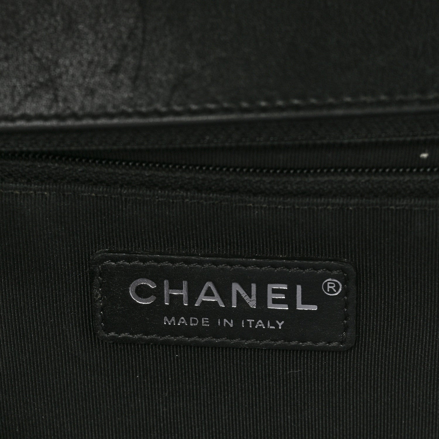 Chanel Calfskin Chevron Quilted New Medium Boy Flap Black 6 of 10