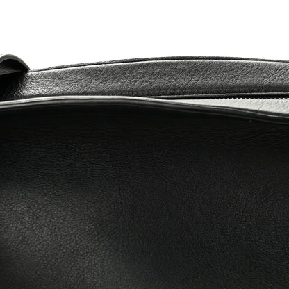The Row Grained Calfskin Small Slouchy Banana Bag Black 8 of 10
