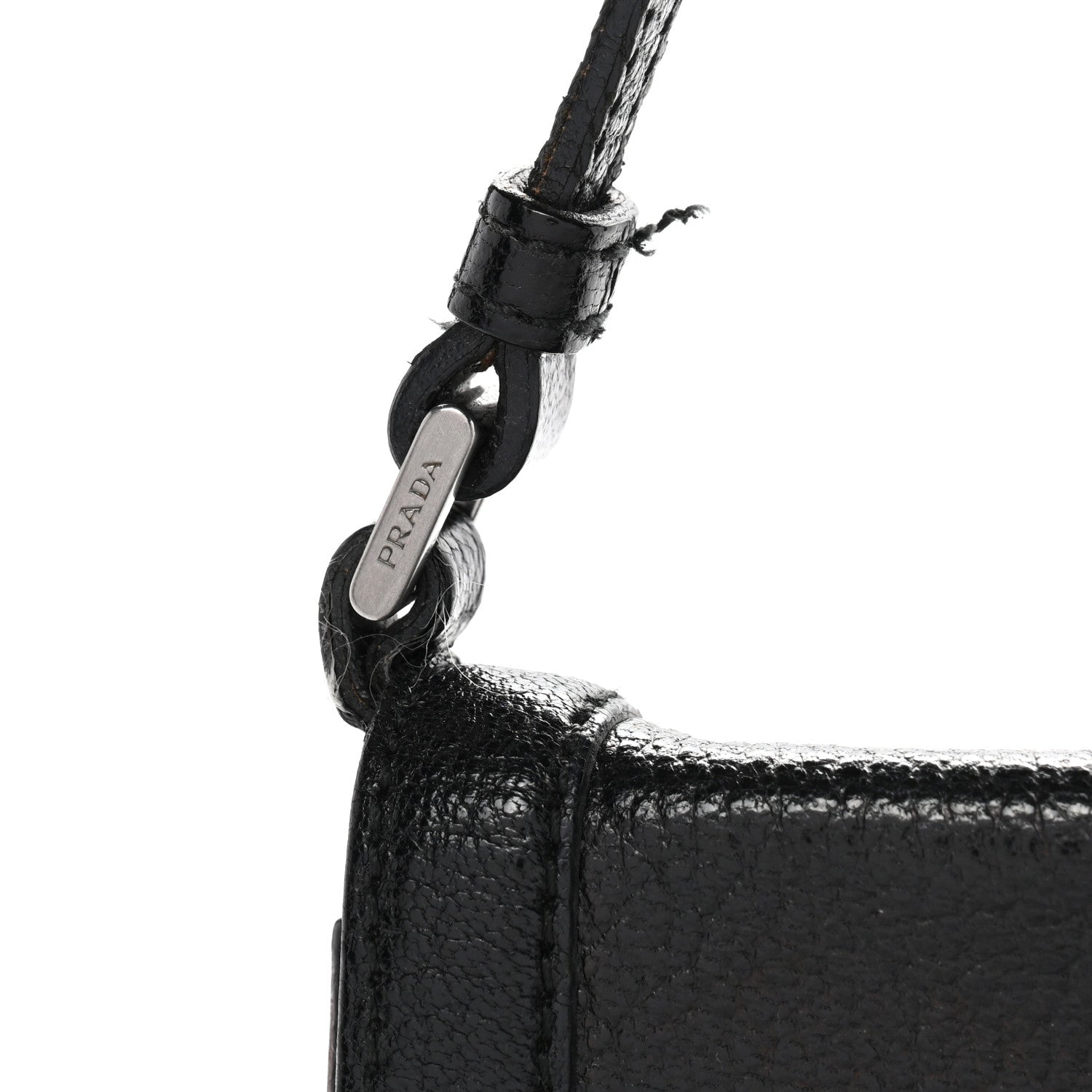 Prada Madras Chic Shoulder Bag Black 12 of 13