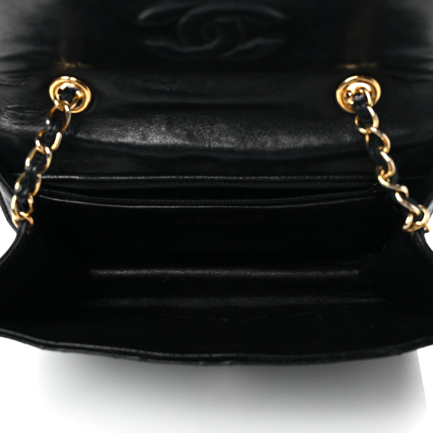 Chanel Lambskin Quilted Tassel Flap Black 4 of 13