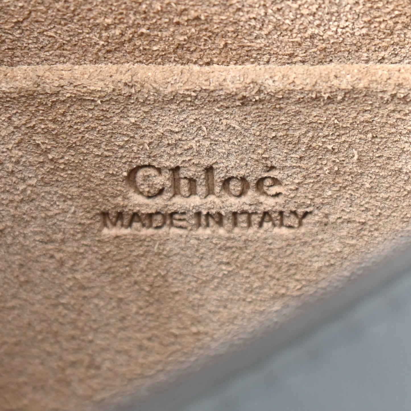 Calfskin Suede Small Nile Bracelet Bag Cloudy Blue