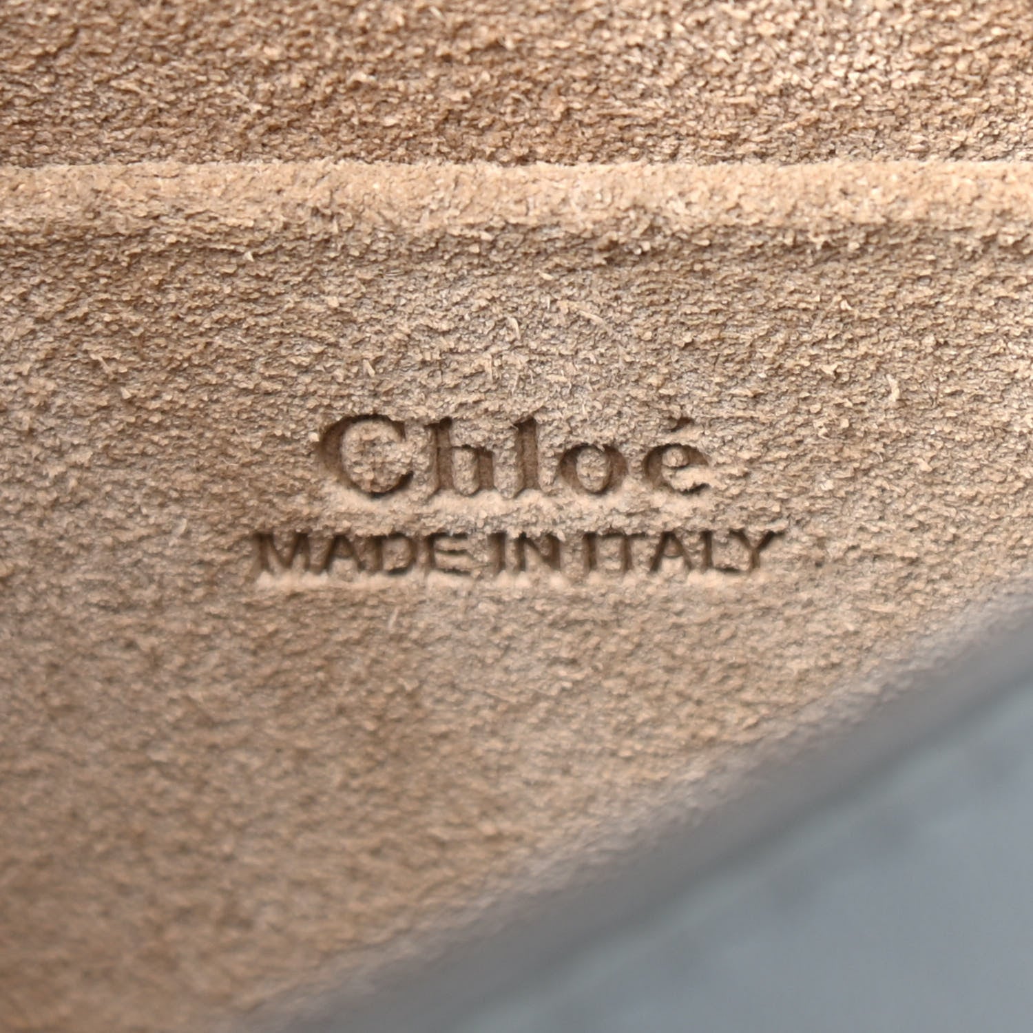 Chloe Calfskin Suede Small Nile Bracelet Bag Cloudy Blue 8 of 9