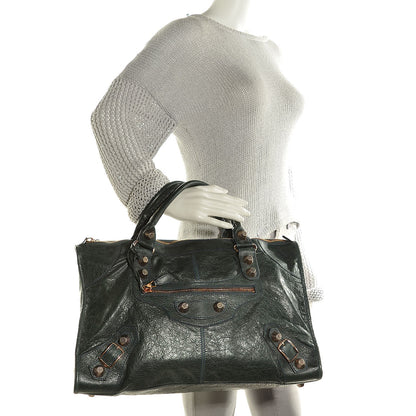 Balenciaga Agneau Giant 21 Rose Gold Hardware Work Anthracite 2 of 12