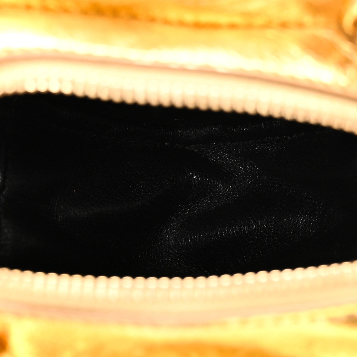 Saint Laurent Metallic Calfskin Matelasse Chevron Monogram Small Love Heart Chain Bag Gold 5 of 10