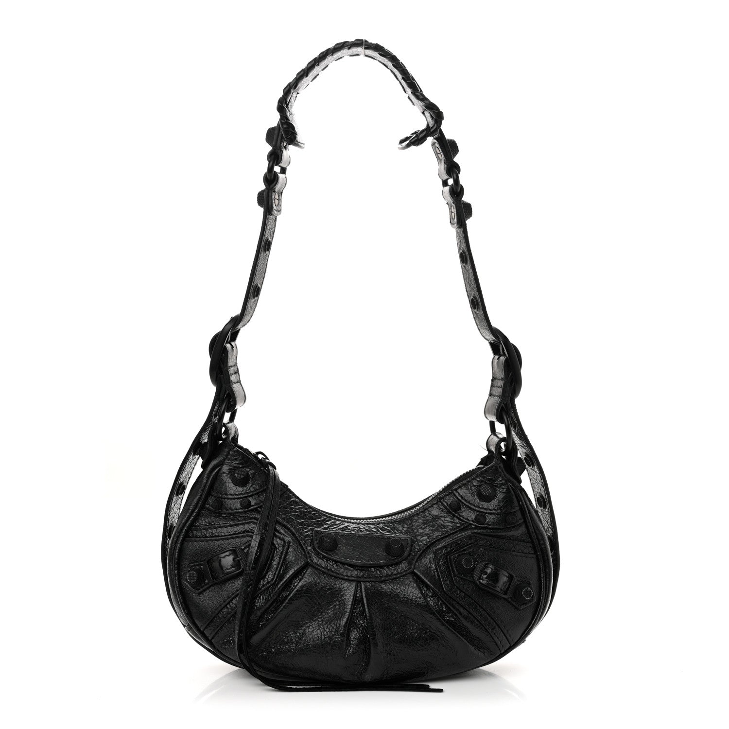 Balenciaga Agneau Arena Le Cagole Shoulder Bag XS Black 1 of 13