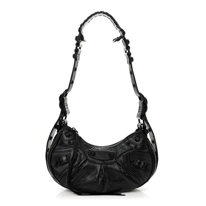 Balenciaga Agneau Arena Le Cagole Shoulder Bag XS Black 1 of 13