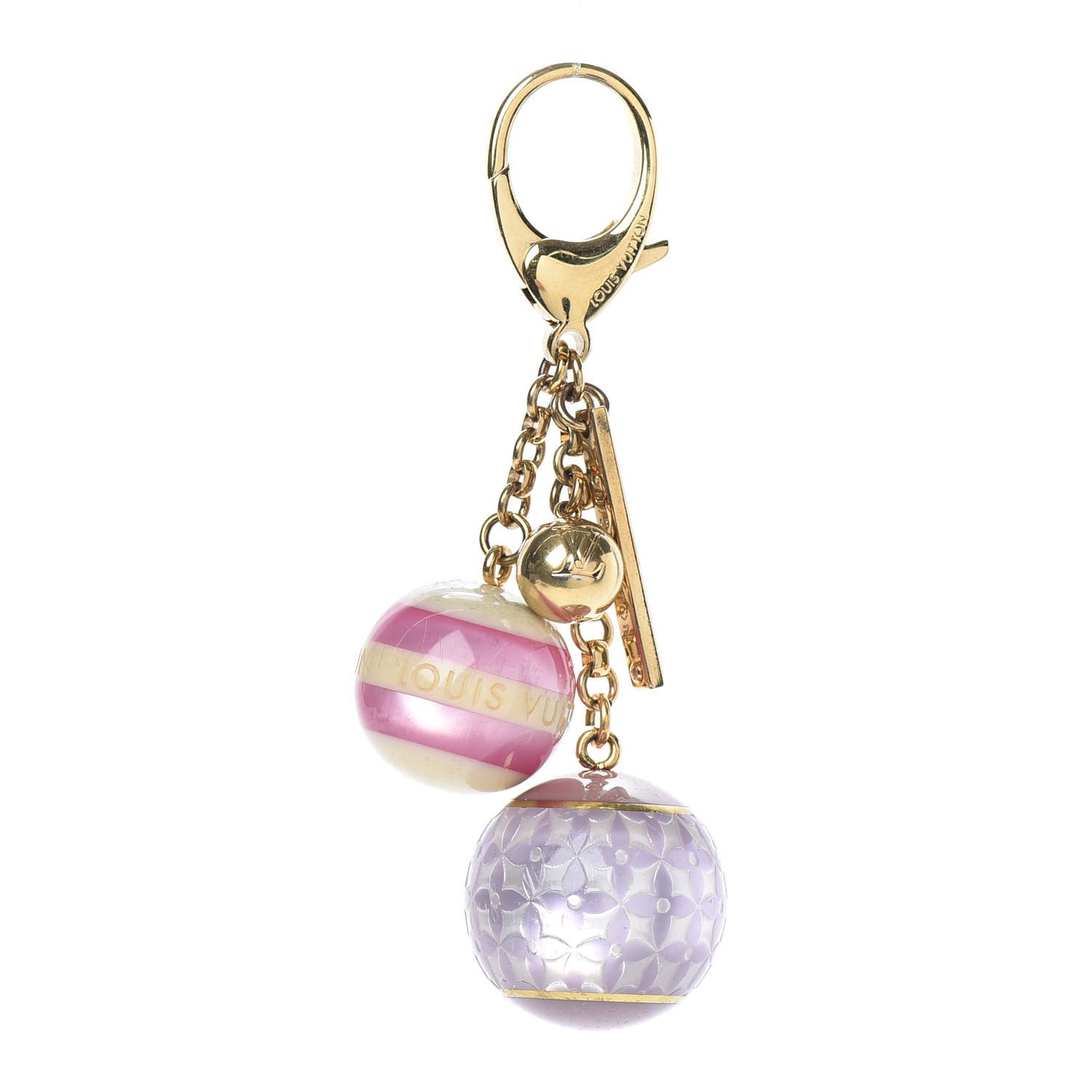 Mini Lin Croisette Bag Charm Violet