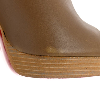 Christian Louboutin Calfskin Roche 120 Mule 35.5 Beige Grezzo 10 of 12
