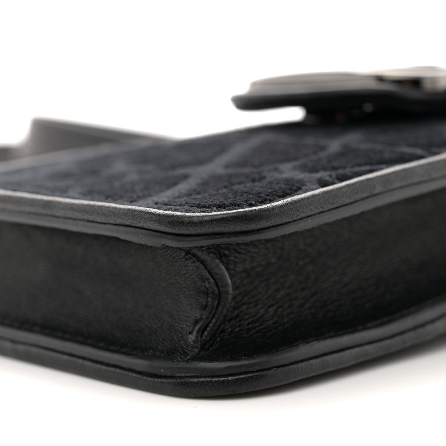 Toile Iconographe Vlogo Mini Loco Crossbody Bag Black