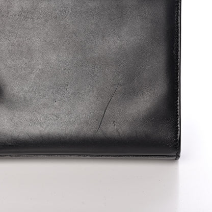 Saint Laurent Calfskin Classic Monogram Tassel Clutch Black 19 of 19