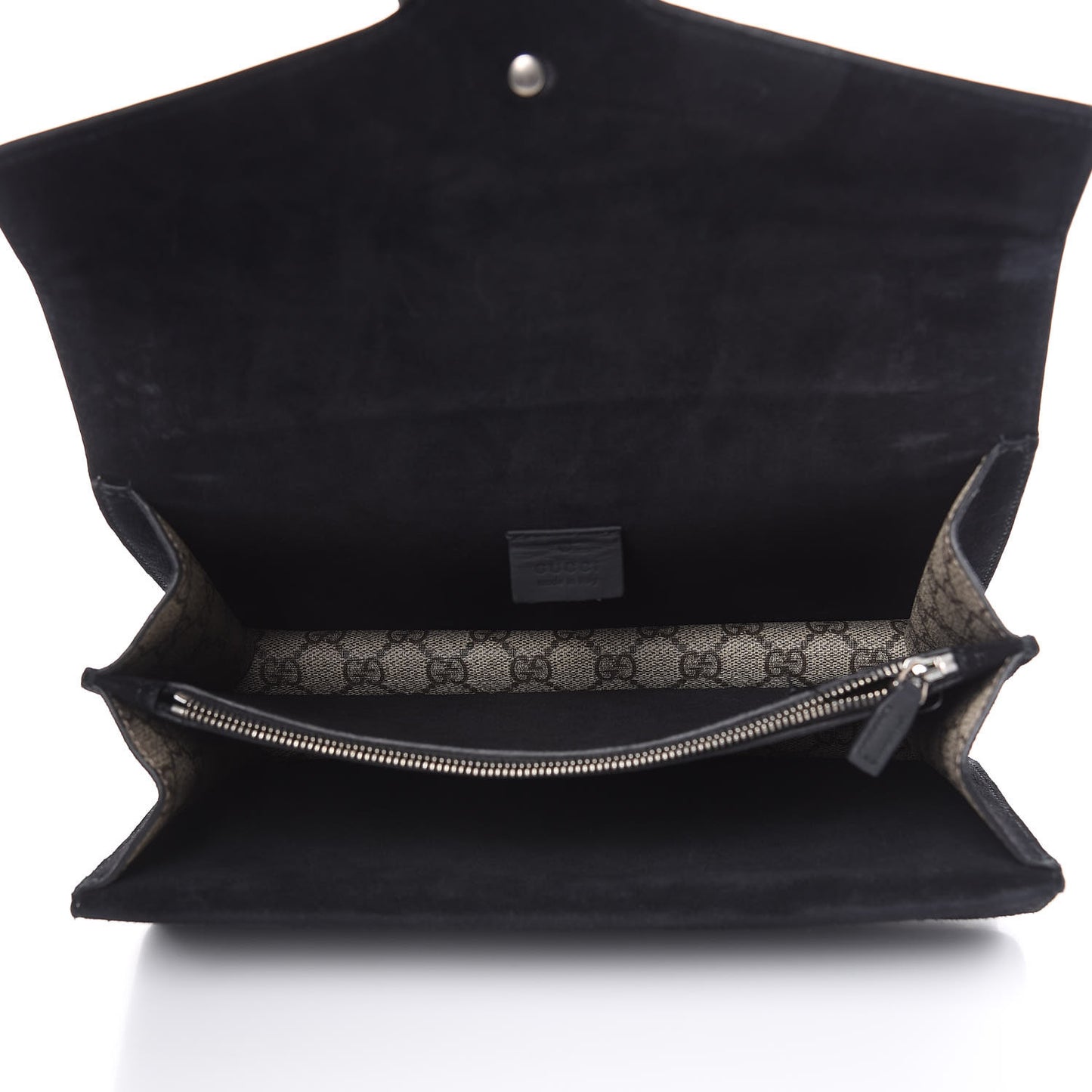 GG Supreme Monogram Crystal Small Dionysus Shoulder Bag Black