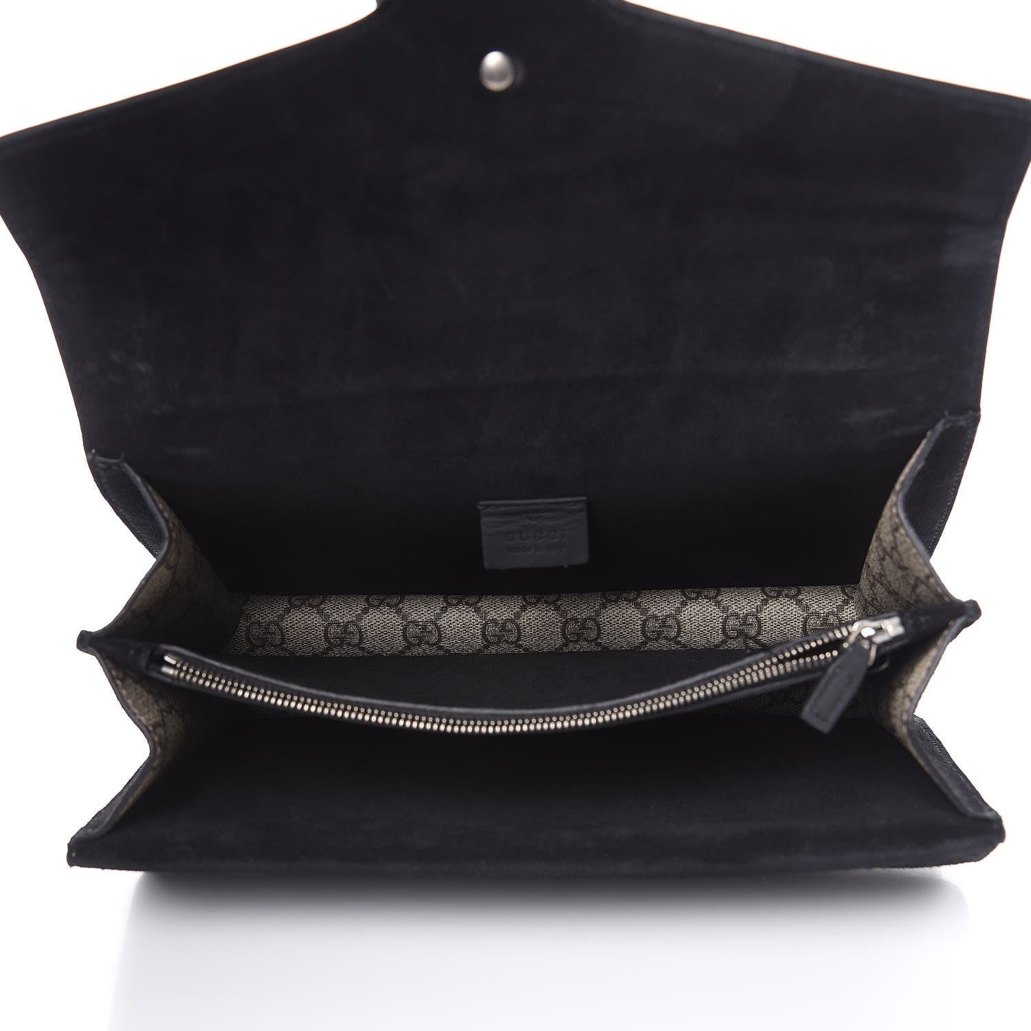 Gucci GG Supreme Monogram Crystal Small Dionysus Shoulder Bag Black 4 of 12