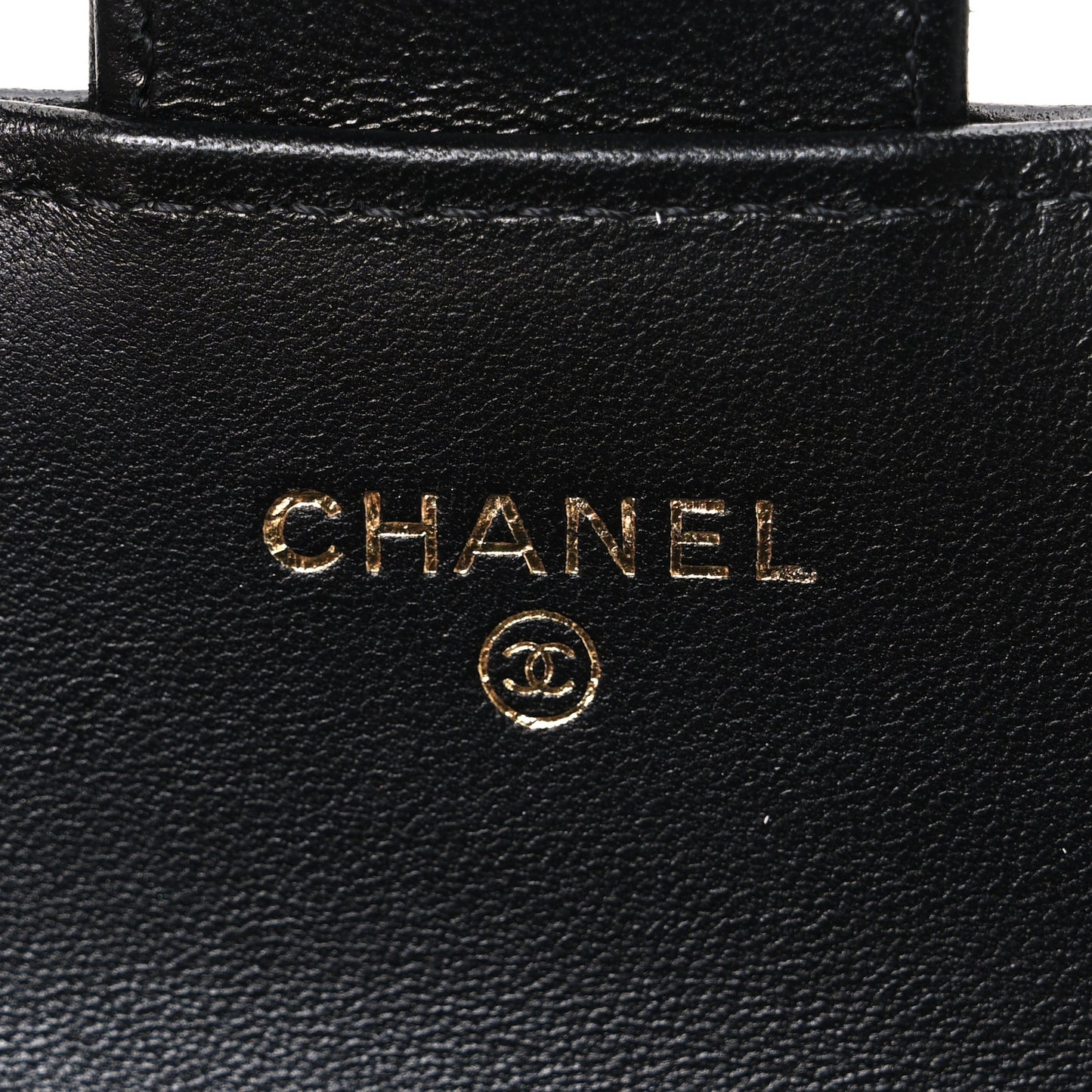 Lambskin Quilted Large Gusset Flap Wallet Black