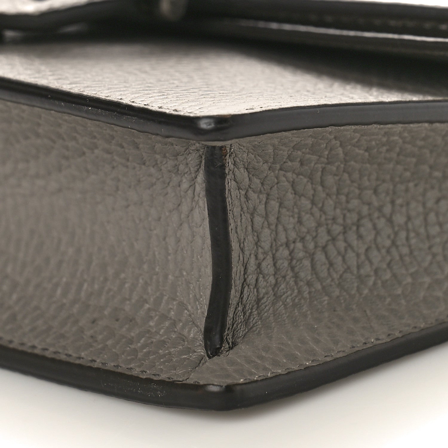 Gucci Dollar Calfskin Crystal Super Mini Dionysus Shoulder Bag Dusty Grey Black Diamond 9 of 9