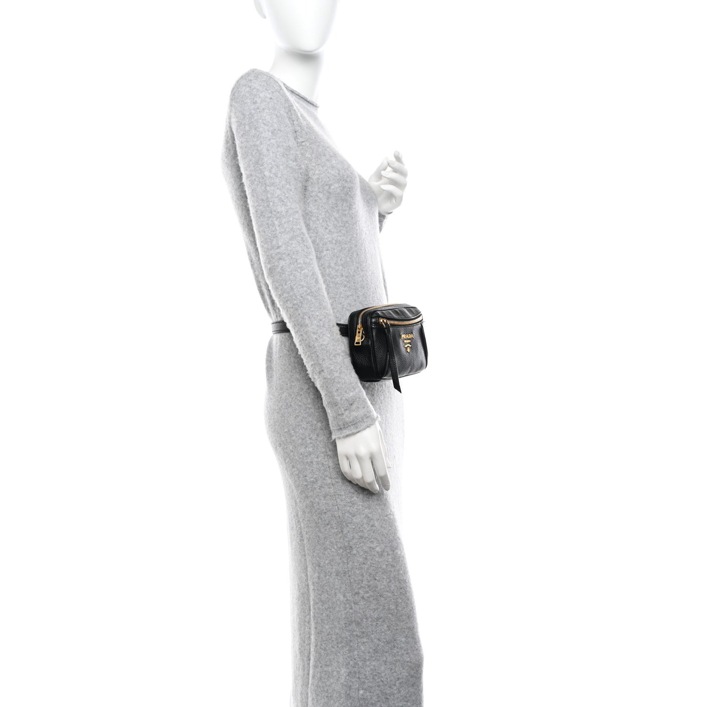 Vitello Daino Belt Bag Black