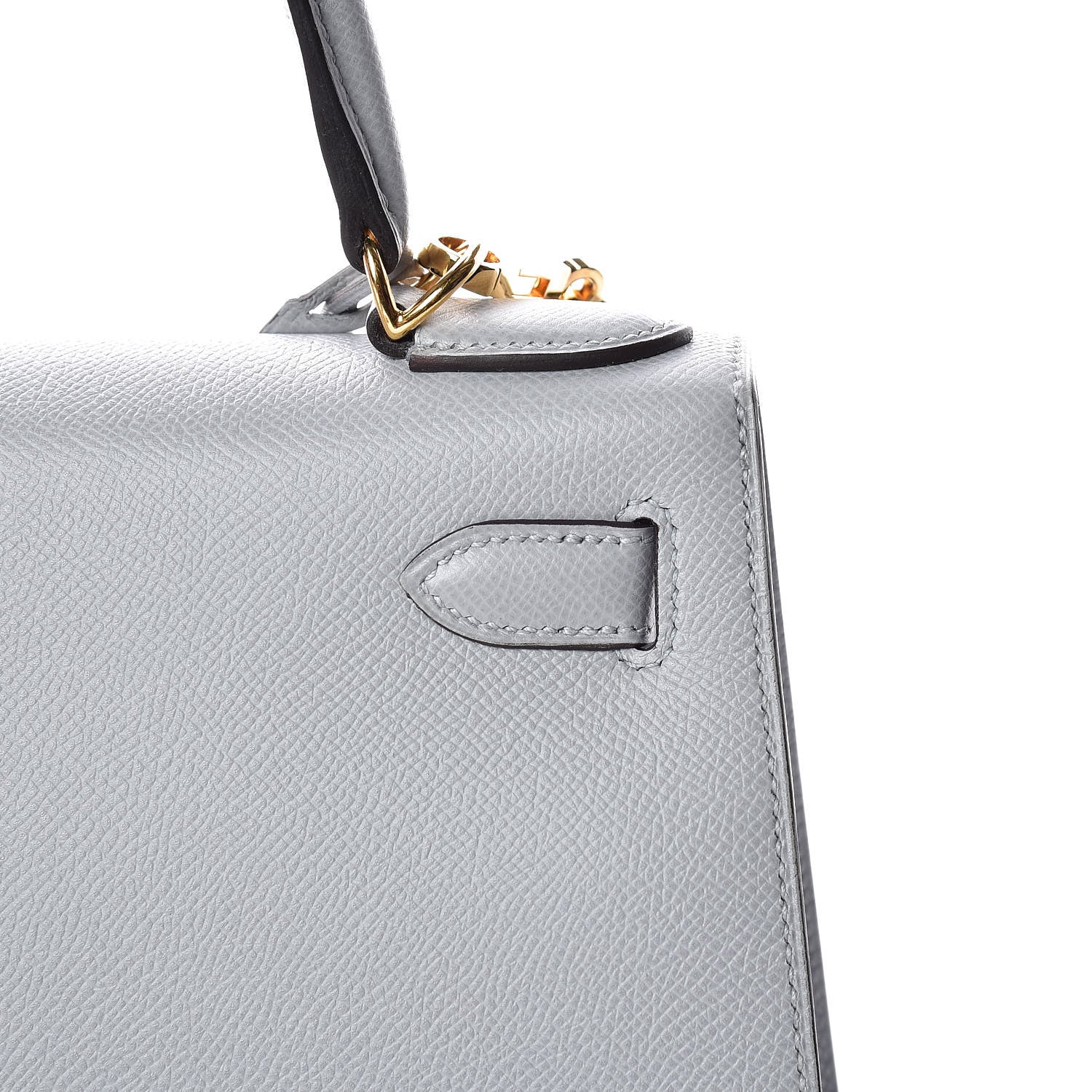Hermes Epsom Kelly Sellier 28 Bleu Glacier 17 of 34