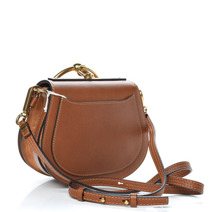 Chloe Calfskin Suede Small Nile Bracelet Bag Caramel 3 of 9