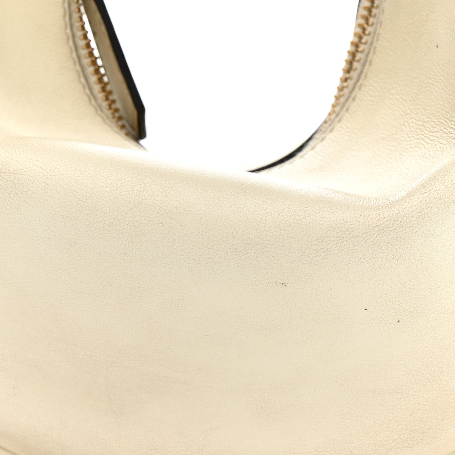 Fendi Vitello Grace Matte Mini Fendigraphy Hobo Bag White Ice 8 of 16