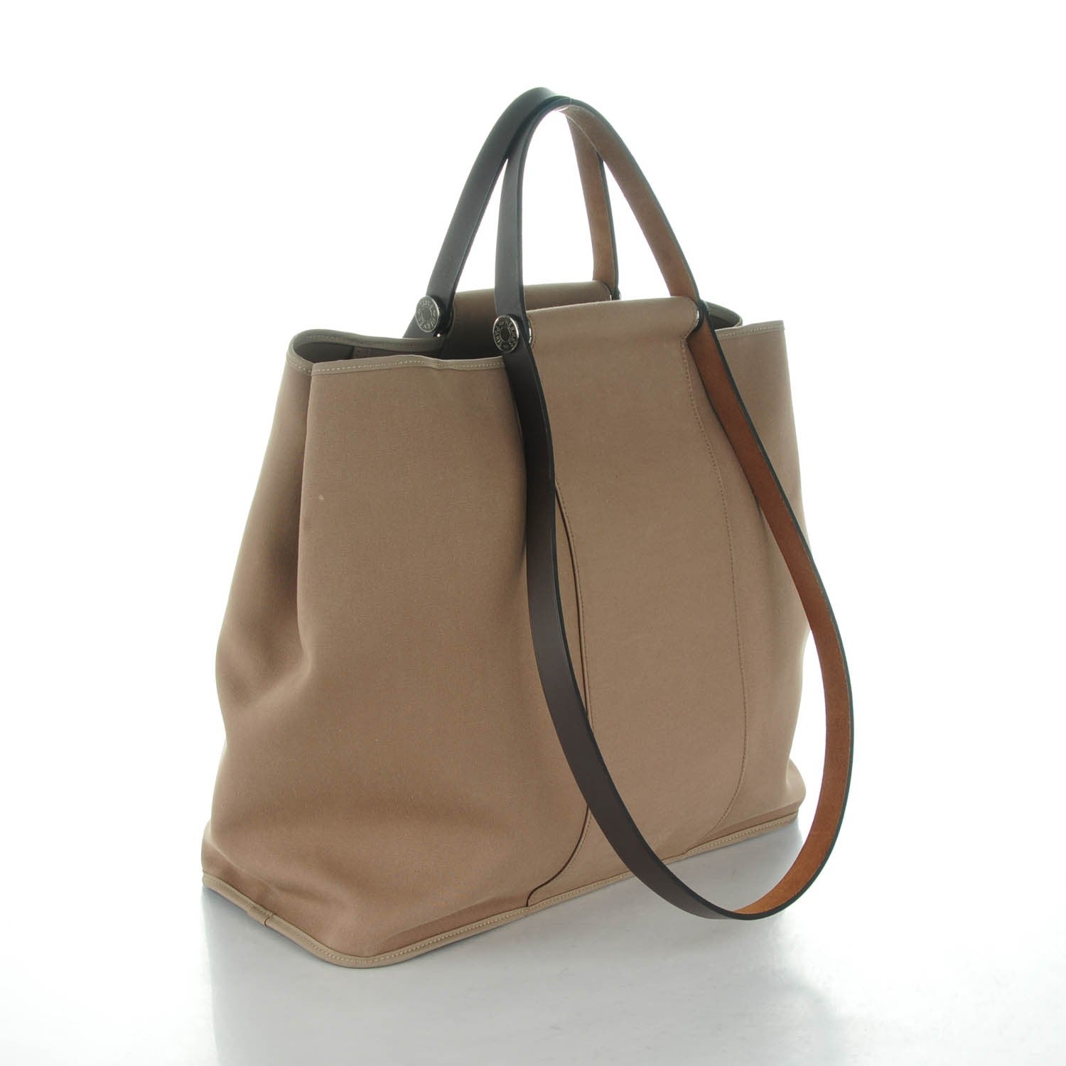 Hermes Toile Cabag Twist 42 GM Etoupe 3 of 7