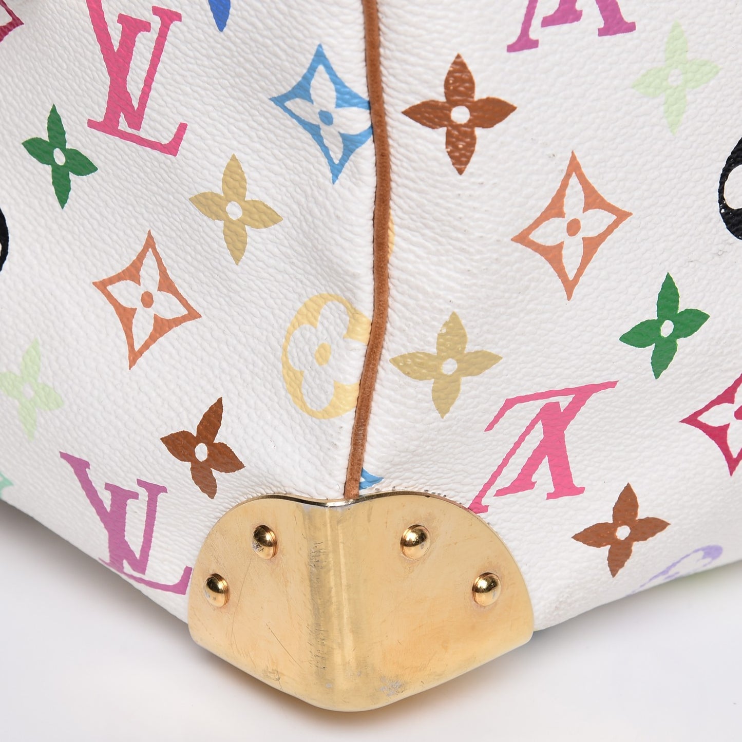 Monogram Multicolor Speedy 30 White