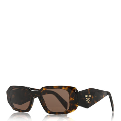 Prada Acetate Symbole Sunglasses SPR 17W Havana 1 of 10
