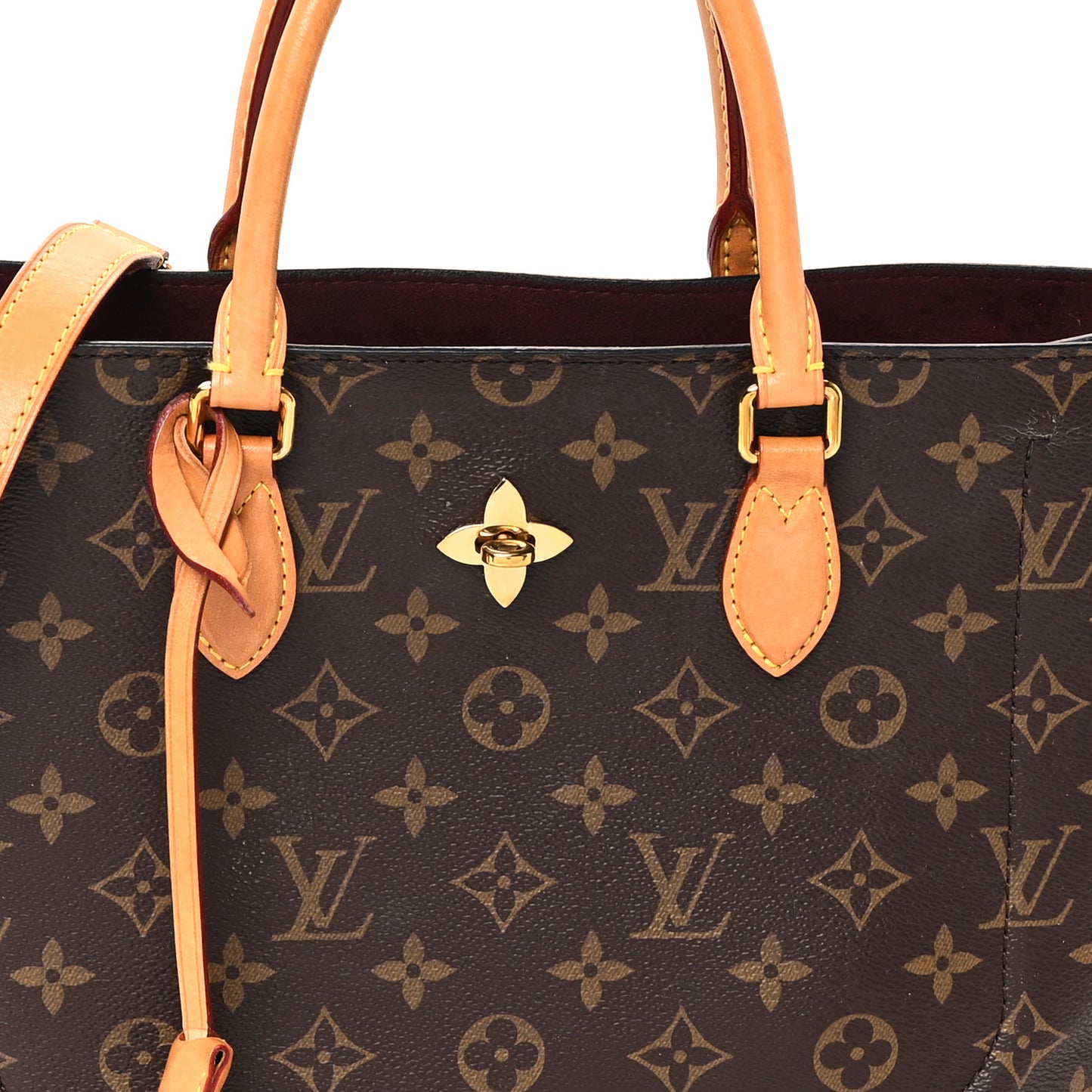 Monogram Flower Tote